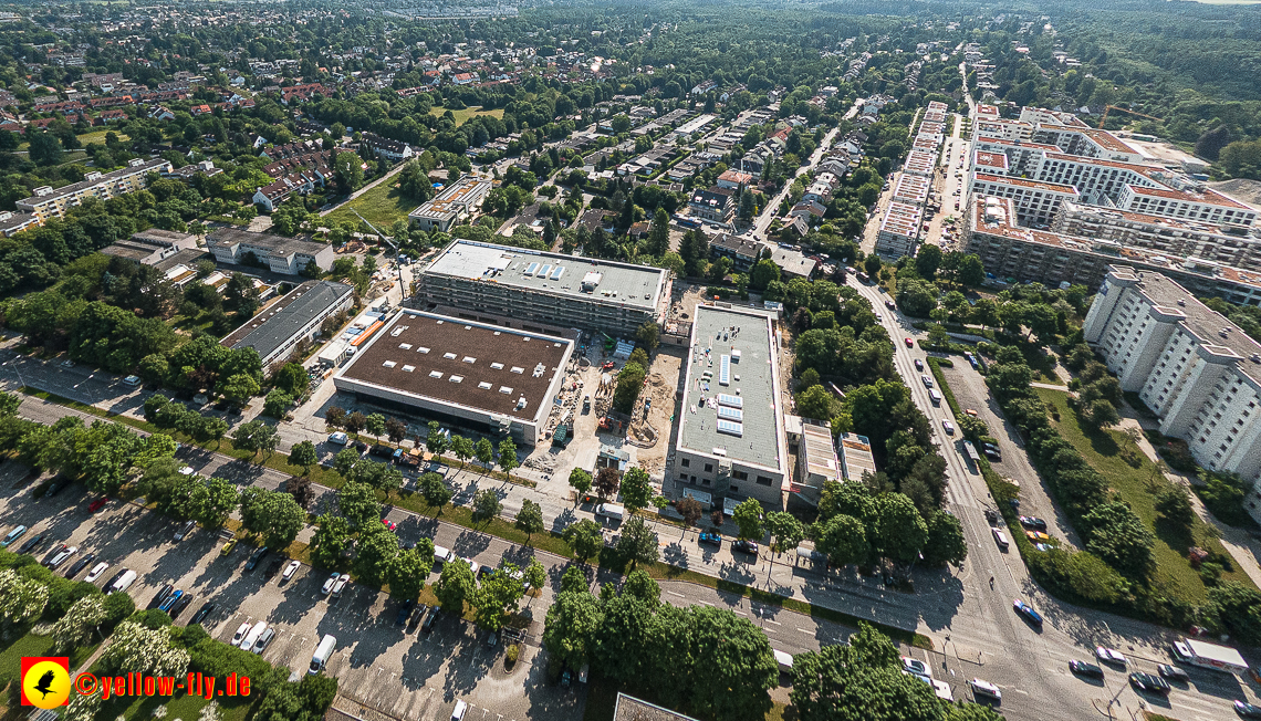 07.06.2023 - Baustelle zur Grundschule am Karl-Marx-Ring in Neuperlach